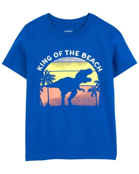 CAMISETA MANGA CURTA CARTER'S - REI DA PRAIA - MENINO