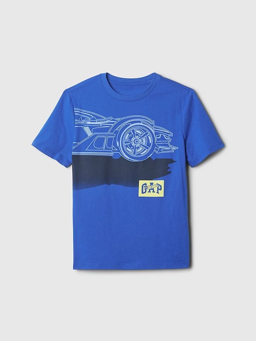 CAMISETA MANGA CURTA GAP KIDS - HOT WHEELS - MENINO