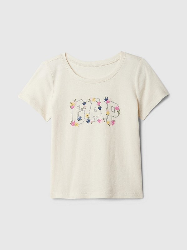 CAMISETA MANGA CURTA GAP - FLORAL - MENINA