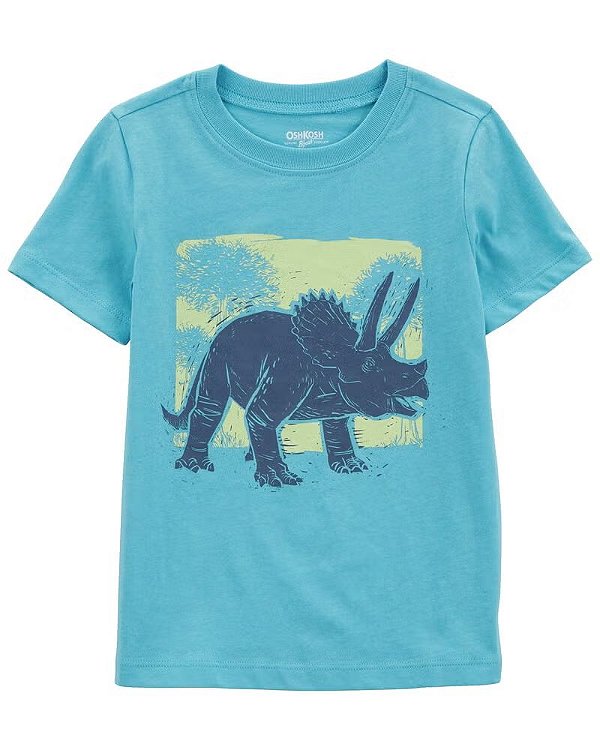 CAMISETA MANGA CURTA OSHKOSH - DINOSSAURO - MENINO