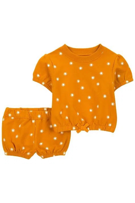 CONJUNTO VERÃO 2 PEÇAS CARTER'S - SOLZINHO -  MENINA