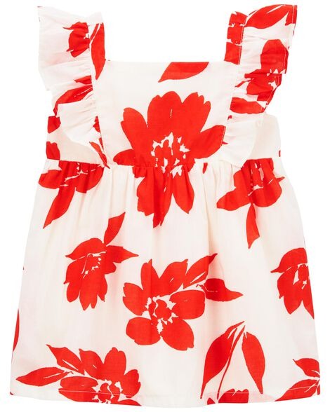 VESTIDO CARTER'S - FLORAL - MENINA