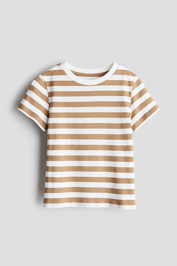 CAMISETA MANGA CURTA H&M - LISTRADO - MENINO