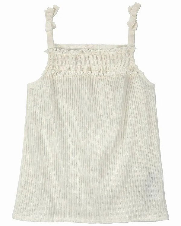 BATINHA OSHKOSH - BRANCO - MENINA
