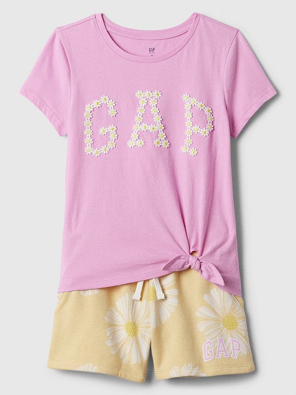 CONJUNTO VERÃO 2 PEÇAS GAP - FLORAL - MENINA