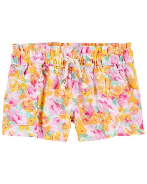BERMUDA OSHKOSH - FLOR ROSA - MENINA