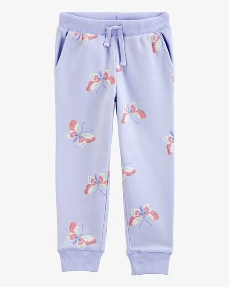 CALÇA MOLETOM OSHKOSH - BORBOLETA LILÁS - MENINA