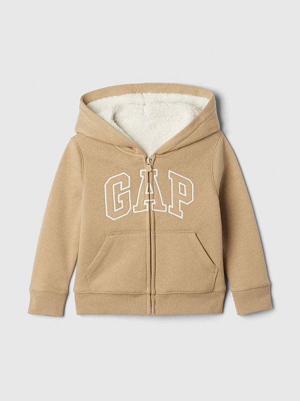 MOLETOM APELUCIADO GAP - BEGE - MENINO