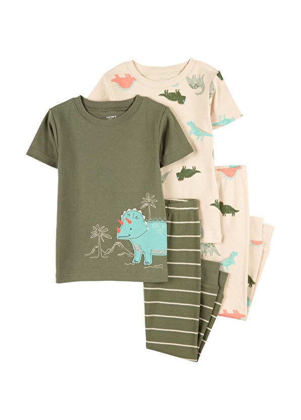 PIJAMA 4 PEÇAS CARTER'S - DINOSSAURO - MENINO