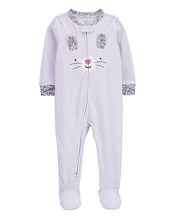 MACACÃO FLEECE CARTER'S - COELHINHA - MENINA