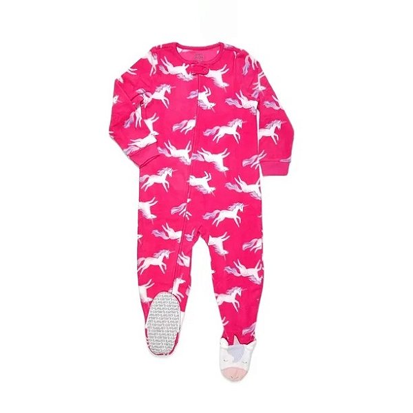 MACACÃO FLEECE CARTER'S - UNICÓRNIO PINK - MENINA