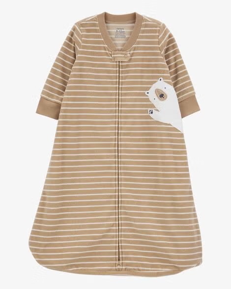 SACO DE DORMIR FLEECE CARTER'S - URSINHO LISTRADO - MENINO