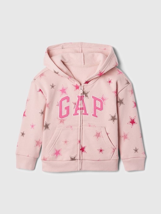 MOLETOM FLANELADO GAP - ESTRELA ROSA - MENINA
