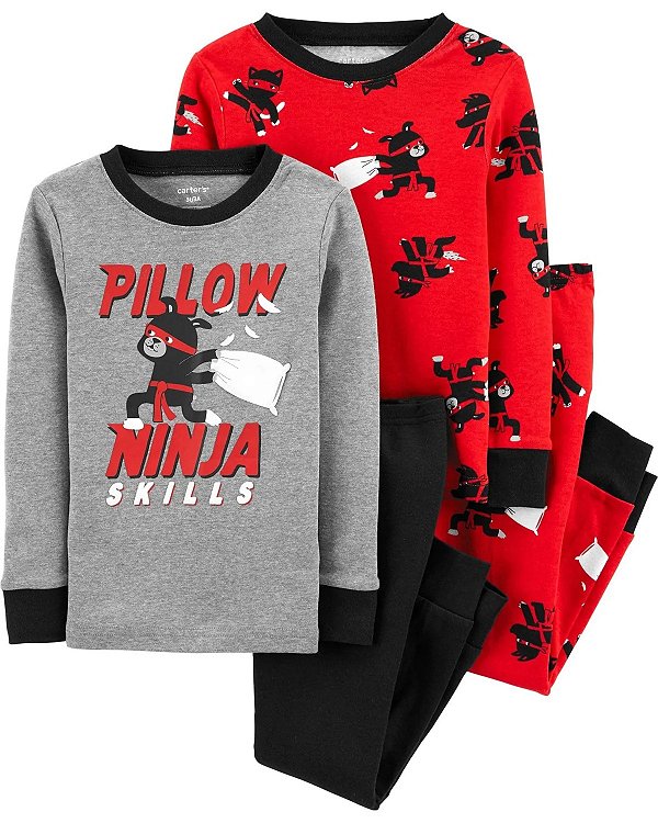 PIJAMA 4 PEÇAS CARTER'S - NINJA - MENINO