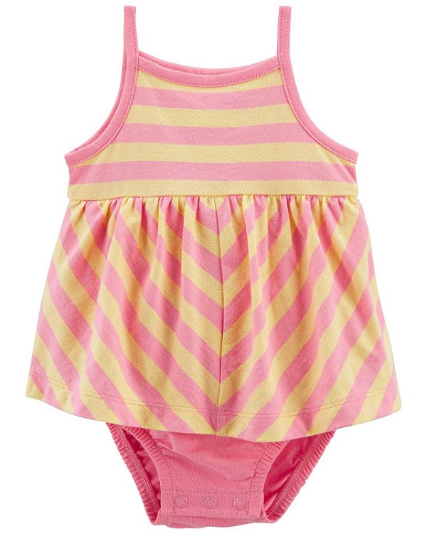 VESTIDO BODYSUIT CARTER'S -LISTRADO- MENINA