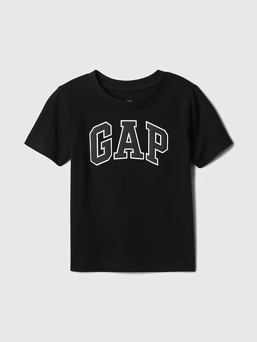 CAMISETA MANGA CURTA GAP - LOGO PRETO - MENINO