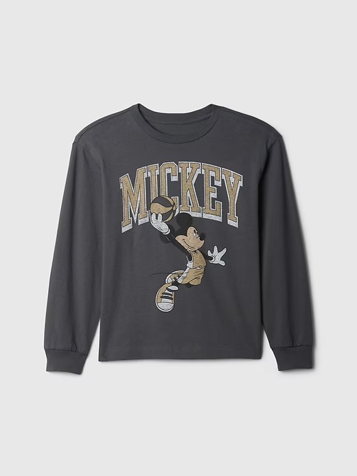CAMISETA MANGA LONGA GAP KIDS - MICKEY GRAFITE - MENINO