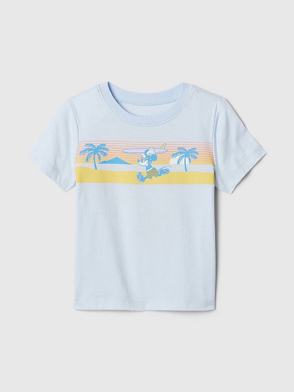 CAMISETA MANGA CURTA GAP - MICKEY SURF - MENINO