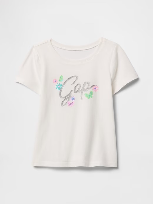 CAMISETA MANGA CURTA GAP - BORBOLETA BRANCO - MENINA