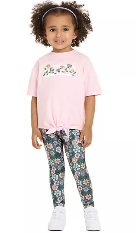 CONJUNTO 2 PEÇAS PUMA - FLORAL - MENINA