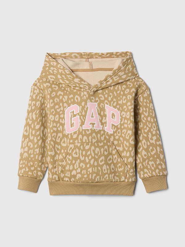 MOLETOM FLANELADO GAP - ANIMAL PRINT - MENINA