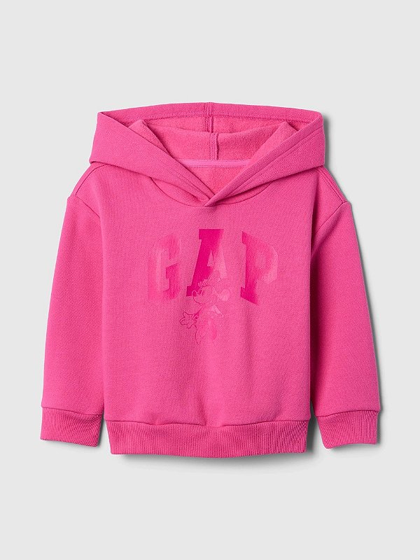 MOLETOM FLANELADO GAP - MINNIE DISNEY ROSA - MENINA