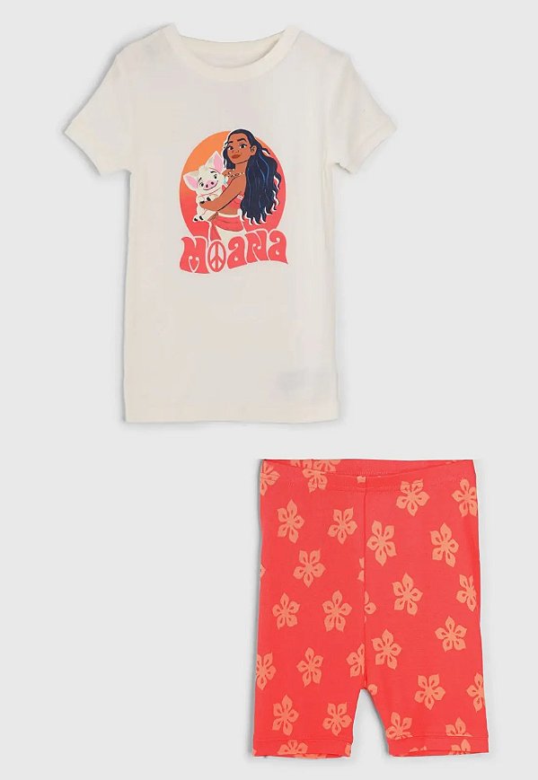 PIJAMA 2 PEÇAS GAP DISNEY - MOANA - MENINA