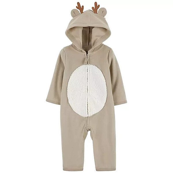 MACACÃO FLEECE CARTER'S - RENA - UNISSEX