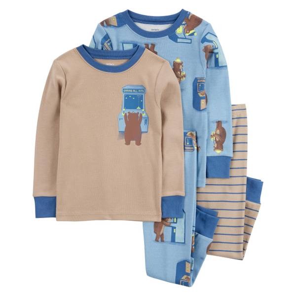 PIJAMA 4 PEÇAS CARTER'S - URSO GAMER - MENINO