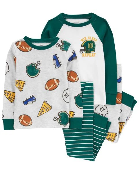 PIJAMA 4 PEÇAS CARTER'S - FUTEBOL AMERICANO - MENINO
