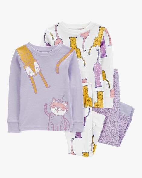 PIJAMA 4 PEÇAS CARTER'S - GATINHA - MENINA