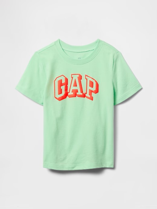 CAMISETA MANGA CURTA GAP - VERDE LOGO - MENINO