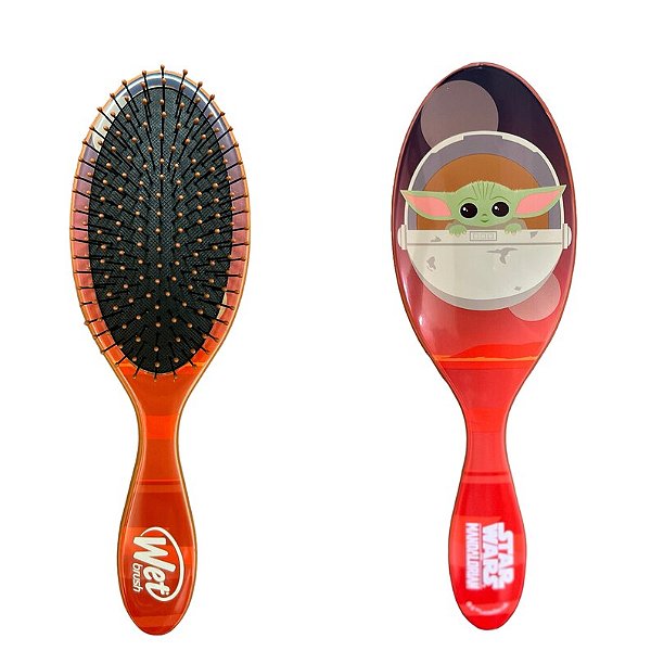 ESCOVA DE CABELO - STAR WARS THE MANDALORIAN - WET BRUSH DETANGLE ORIGINAL