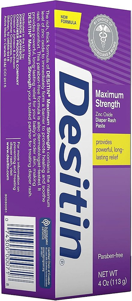 POMADA DESITIN MAXIMUM STRENGHT PASTE 136G