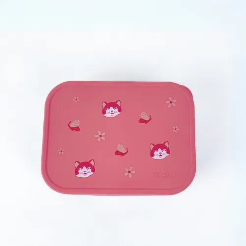 BENTO BOX EM AÇO INOX COM DIVISÓRIAS REMOVÍVEIS PETIT PIÁ - LIA - MENINA