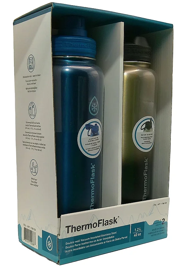 GARRAFAS TÉRMICAS CAIXA COM 2- 1.2L - THERMOFLASK