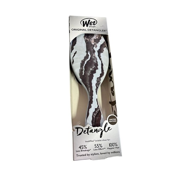 ESCOVA DE CABELO - CINZA E PRETO - WET BRUSH DETANGLE ORIGINAL