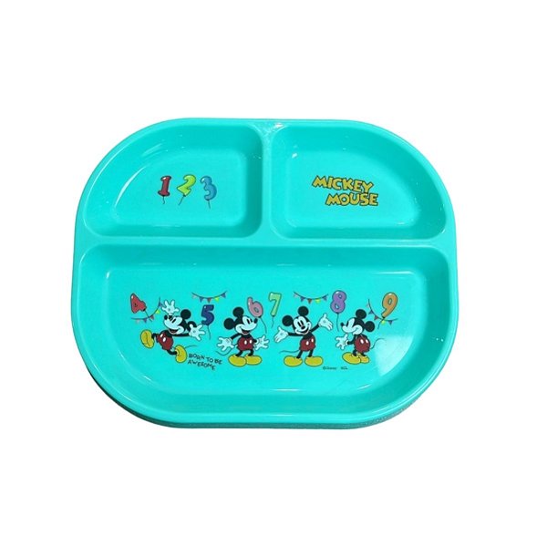 PRATO COM DIVISÓRIAS DISNEY - MICKEY MOUSE