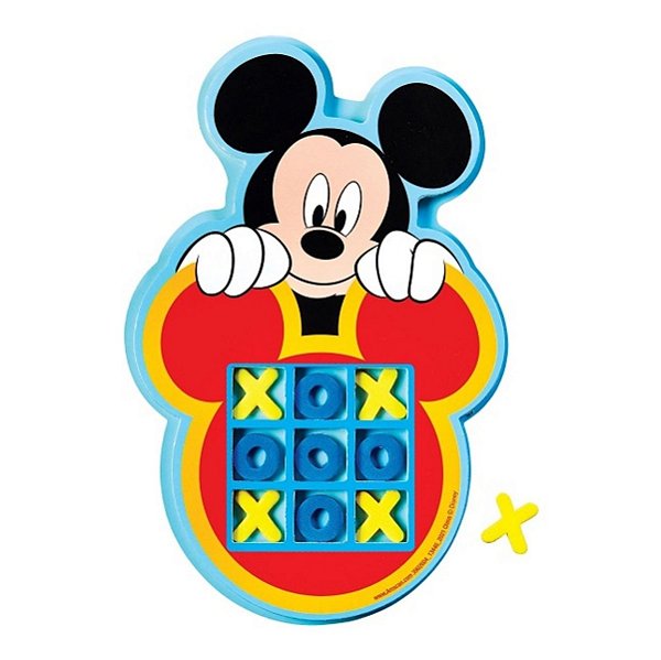 JOGO DA VELHA DISNEY - MICKEY (PEÇAS DE EVA) - MENINO