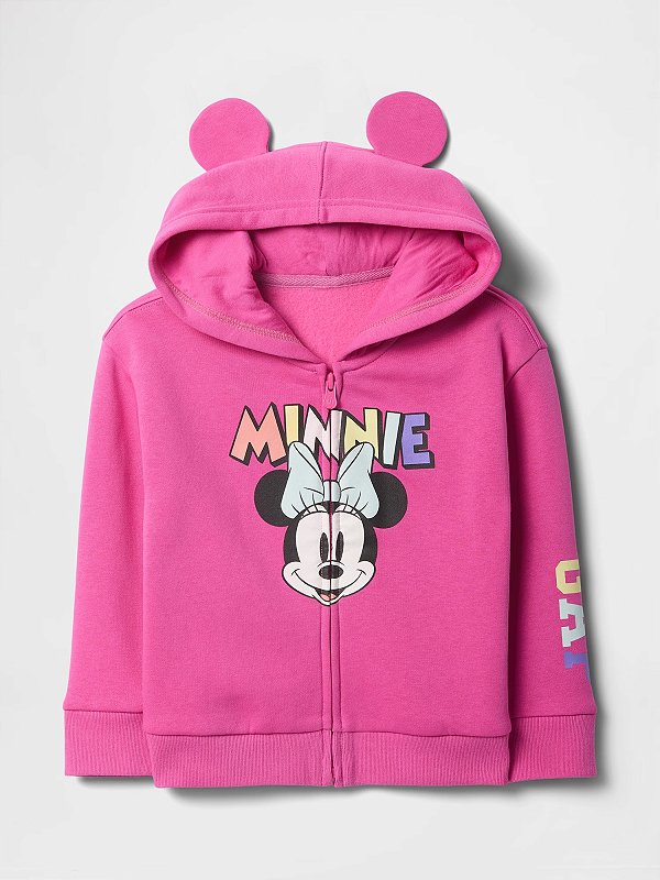 MOLETOM FLANELADO GAP DISNEY - MINNIE ROSA - MENINA