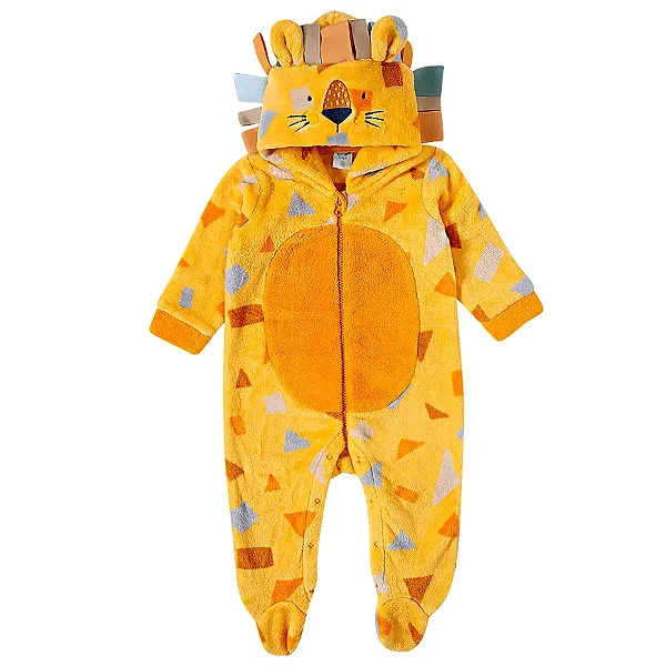 MACACÃO PELUDINHO TIP TOP - LEÃO - MENINO
