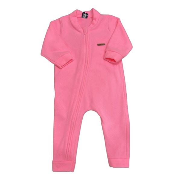 MACACÃO TÉRMICO SOFT PETTENATI FOFOTINHOS - ROSA NEON - MENINA
