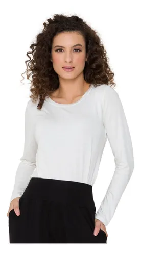 CAMISETA TÉRMICA MANGA LONGA JAGAR - BRANCA - FEMININA