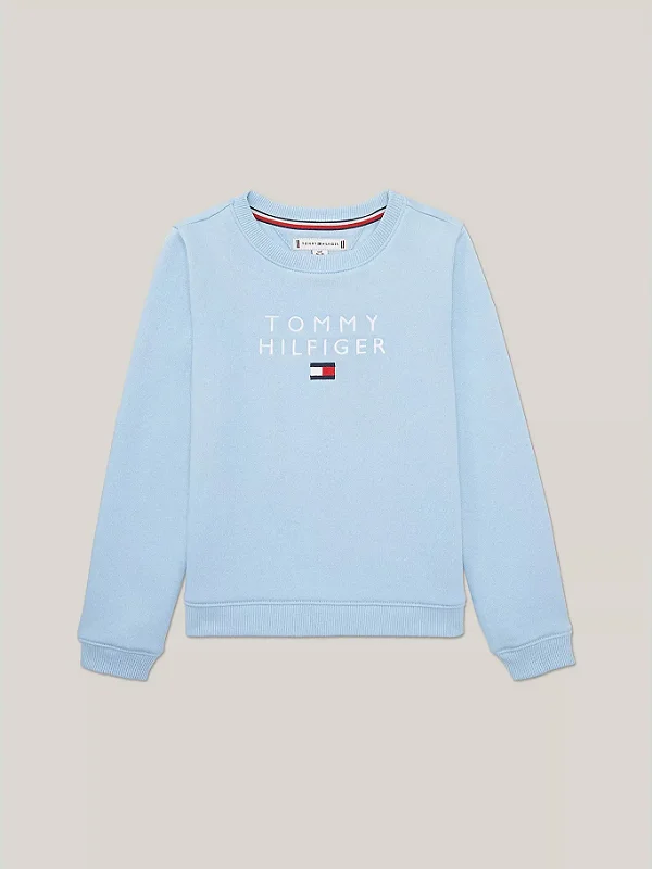 MOLETOM FLANELADO TOMMY HILFIGER - AZUL CLARO - MENINO
