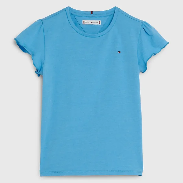 CAMISETA MANGA CURTA TOMMY HILFIGER - AZUL - MENINA
