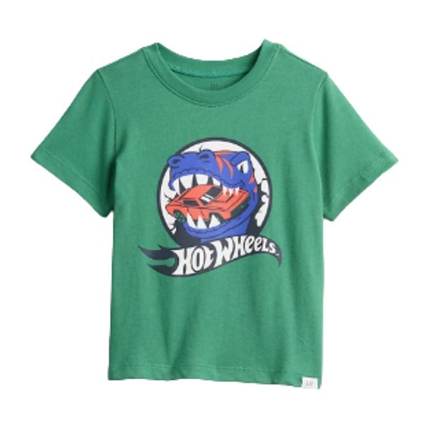 CAMISETA MANGA CURTA GAP - HOTWHEELS - MENINO