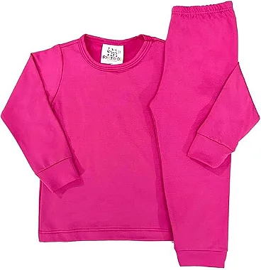 CONJUNTO TÉRMICO 2 PEÇAS COMFORT FOFOTINHOS - ROSA CHICLETE - MENINA