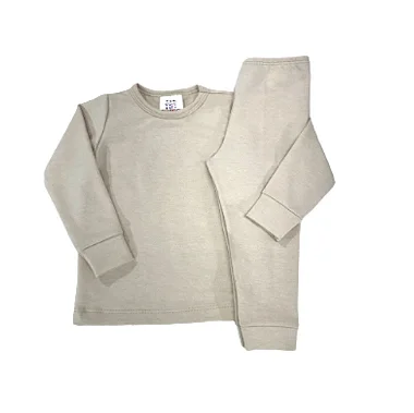 CONJUNTO TÉRMICO 2 PEÇAS COMFORT FOFOTINHOS - NUDE - UNISSEX