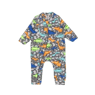 MACACÃO TÉRMICO SOFT PETTENATI FOFOTINHOS - DINOSSAUROS NEON CINZA - MENINO
