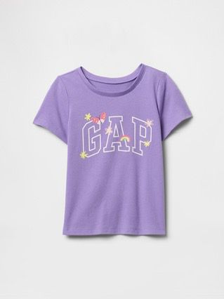 CAMISETA MANGA CURTA GAP - FLOR - MENINA